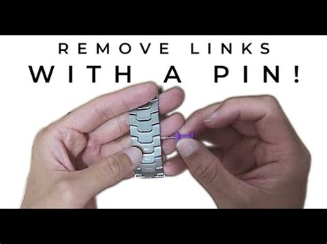 how to removebracelet links on fendi my way watch|watch band links removal tool.